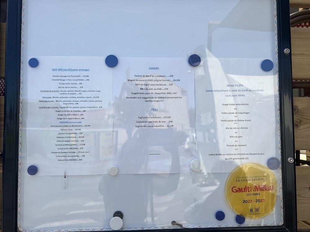 Vague A Bon - Menu Image 3